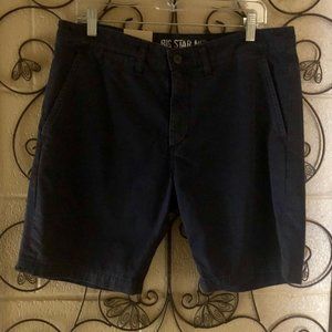 New BIG STAR Slim Industry Blue Shorts Size 33